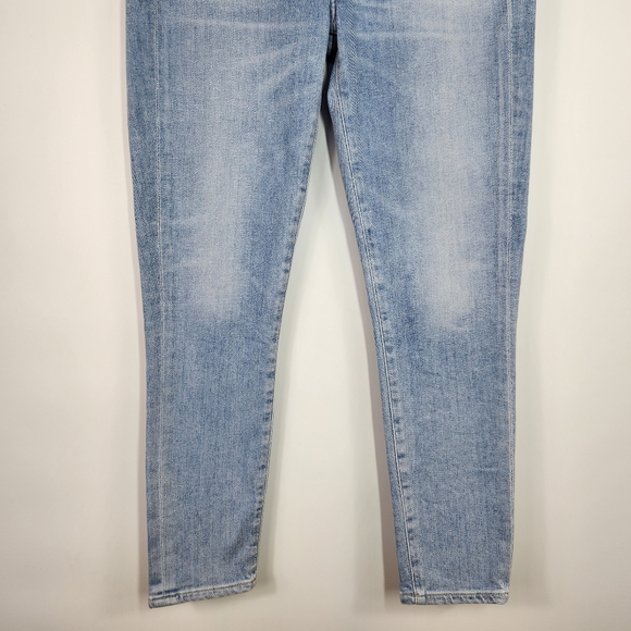 Citizens of Humanity Rocket Crop High Rise Skinny Jean Sculpt Oracle Light Wash - Picture 4 of 10